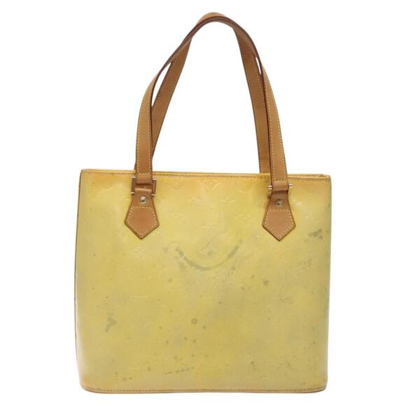 LOUIS VUITTON Monogram Vernis Houston Hand Bag Gris M91053 - Picture 3 of 13